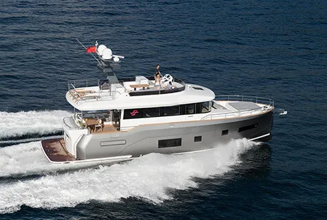 Born to explore the world. Sirena 58, on her way to Japan!