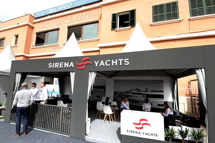 Sirena Yachts stand at the Palma International Boat Show