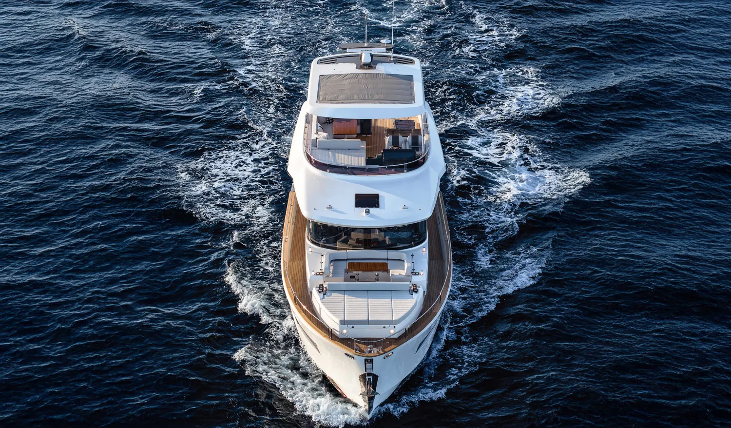 Sirena 60 motor yacht flybridge model