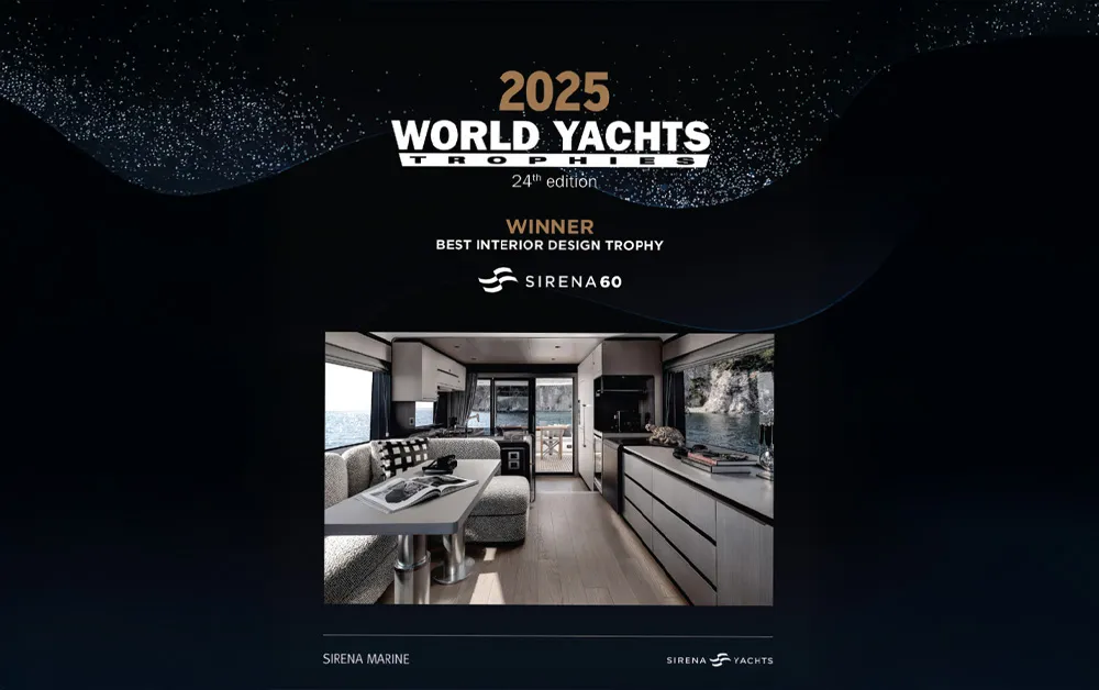 Sirena 60 at the 2025 World Yachts Trophies award presentation