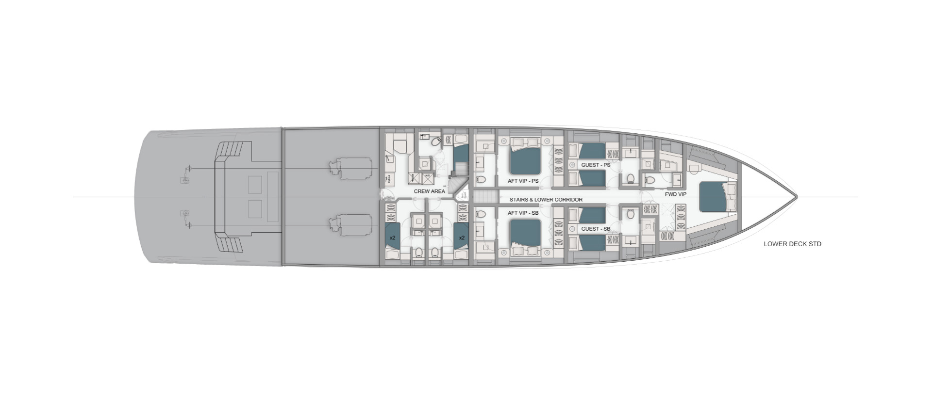 Sirena 118 Layout